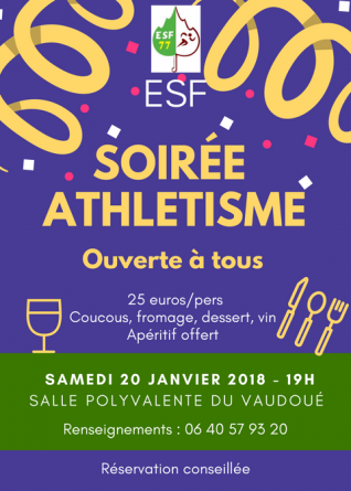 Soirée ESF77 - Athétisme